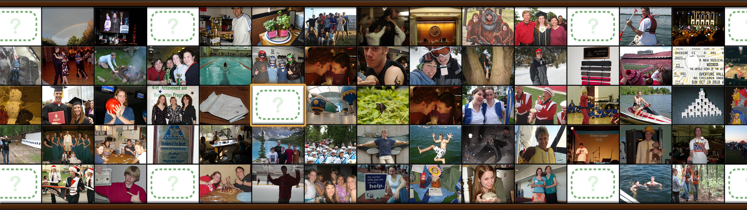 Achievement picture grid